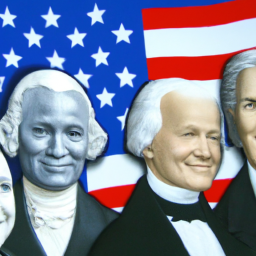 description: A group of U.S. presidents standing together, representing their collective impact on the nation's history and future.
