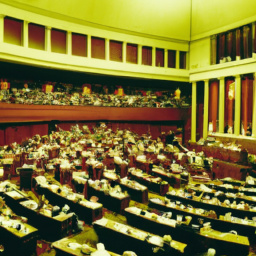 description: an image depicting the house of representatives chamber during a session.
