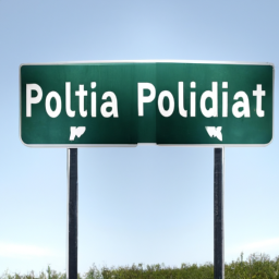 description (anonymous): an image featuring a divided road sign with one path leading to the left and the other to the right, symbolizing the growing political polarization in the united states.