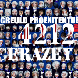Description: A montage of the 45 American presidents with the text "Celebrate Presidents Day 2023" overlaid on the top.