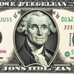 Description: A photograph of a crisp, uncirculated $2 bill featuring the portrait of Thomas Jefferson.