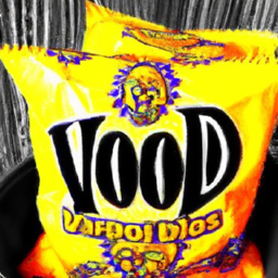 description: an anonymous image showcases a bag of zapp's voodoo chips, featuring vibrant packaging with a captivating design that represents the essence of the brand. the chips are perfectly golden and have a crispy texture, enticing consumers to indulge in their irresistible flavor. the image also includes a bowl of the chips, creating an inviting display that tempts the viewer to grab a handful and experience the mouthwatering taste for themselves.