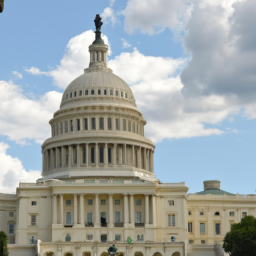 A picture of the United States Capitol Building, symbolizing the federal government.